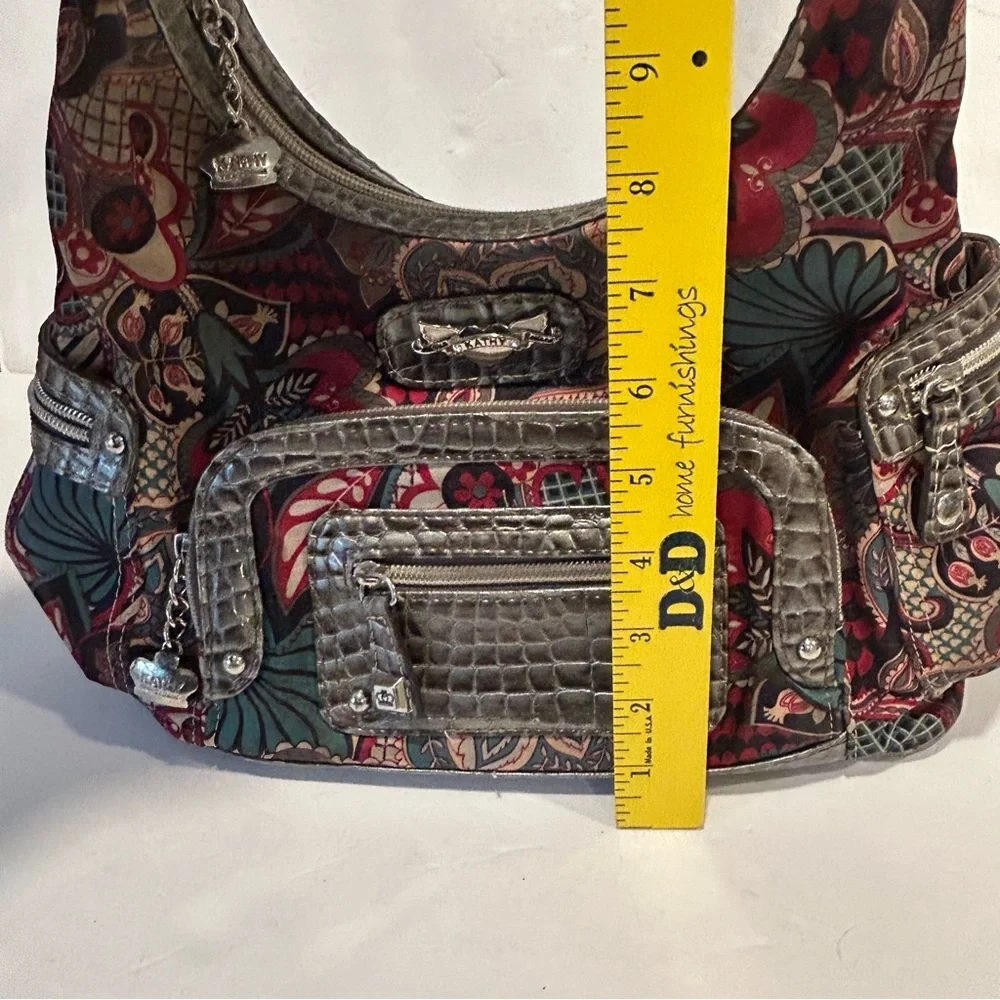 Kathy Van Zeeland Y2K Paisley Print Shoulder Bag Purse, Vintage, Boho, Designer